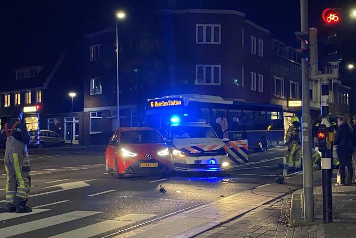 Politieagenten gewond na ongeval