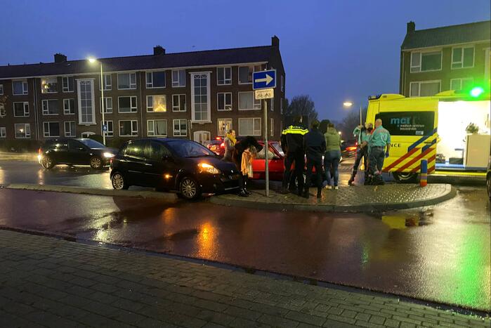 Automobilist botst achterop zijn voorganger