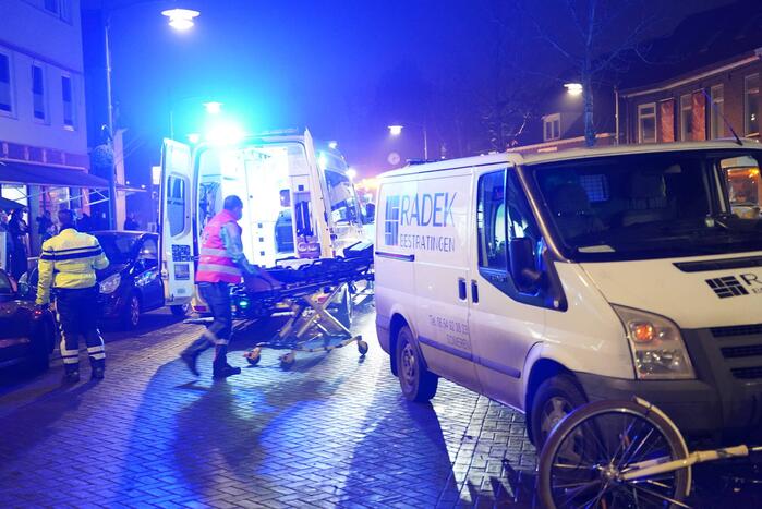 Drie fietsers gewond door ongeval met bestelbus