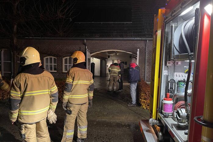 Pelletkachel veroorzaakt brand in schoorsteen