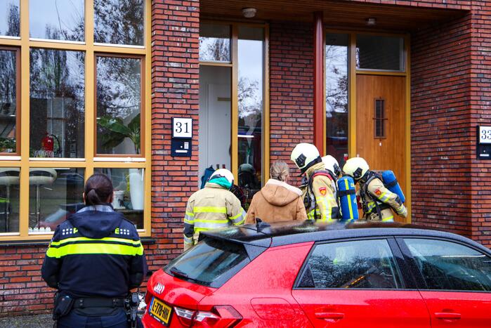 Keukenapparatuur vat vlam