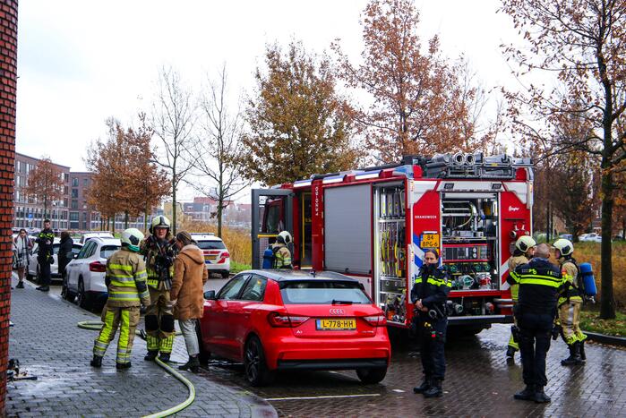 Keukenapparatuur vat vlam