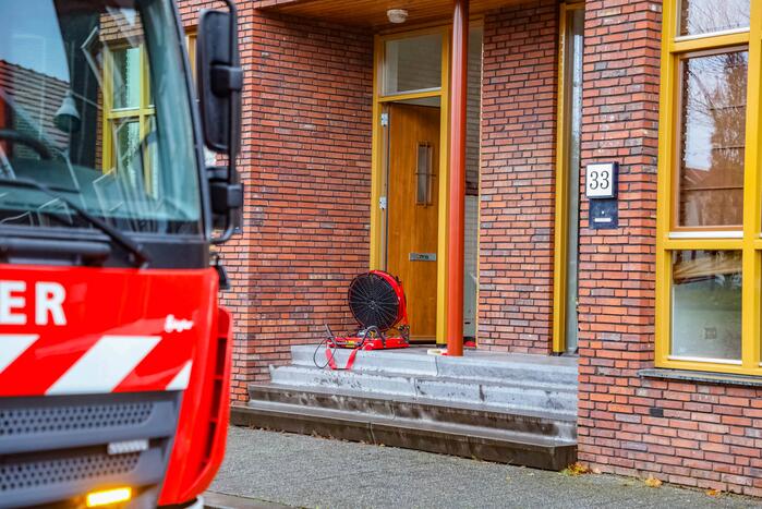 Keukenapparatuur vat vlam