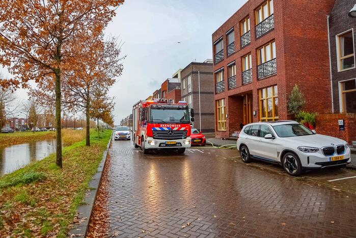 Keukenapparatuur vat vlam