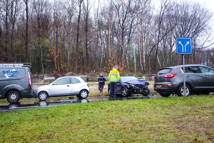 Vier personen gewond bij ongeval