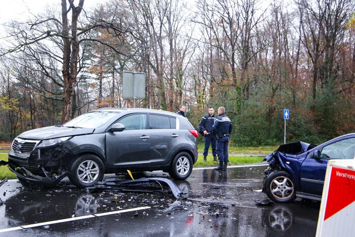 Vier personen gewond bij ongeval