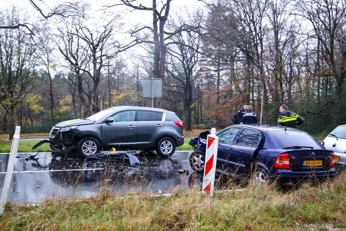 Vier personen gewond bij ongeval