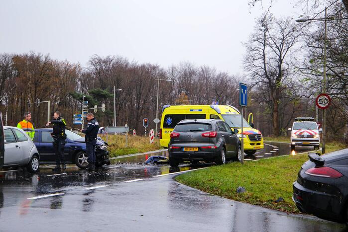 Vier personen gewond bij ongeval