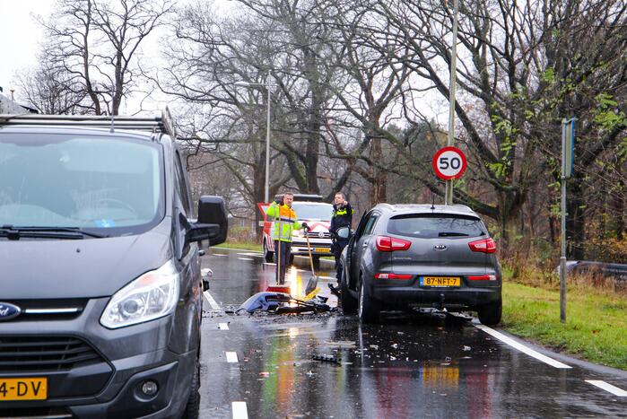 Vier personen gewond bij ongeval