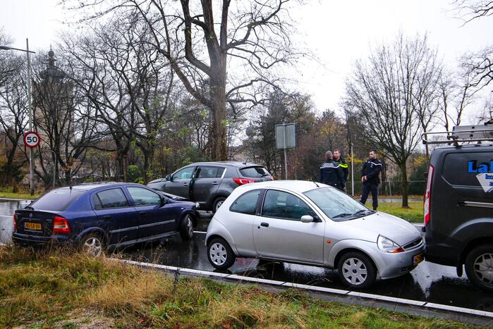 Vier personen gewond bij ongeval