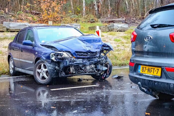 Vier personen gewond bij ongeval