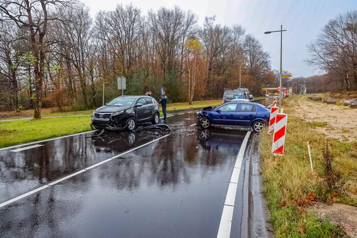 Vier personen gewond bij ongeval