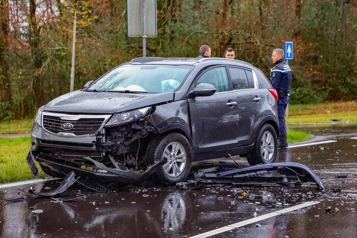 Vier personen gewond bij ongeval