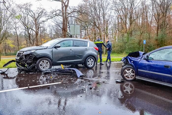 Vier personen gewond bij ongeval