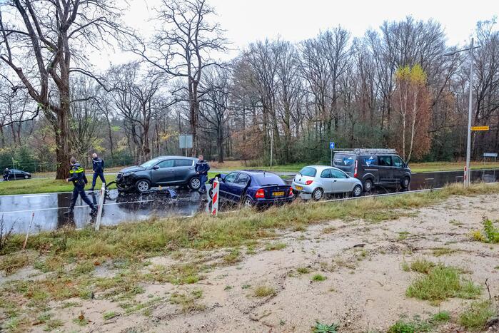 Vier personen gewond bij ongeval