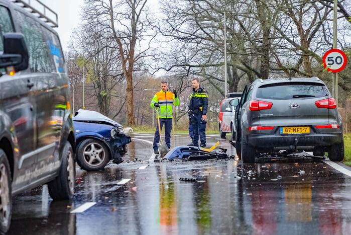 Vier personen gewond bij ongeval