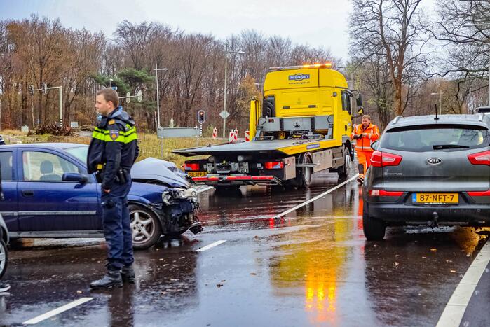 Vier personen gewond bij ongeval