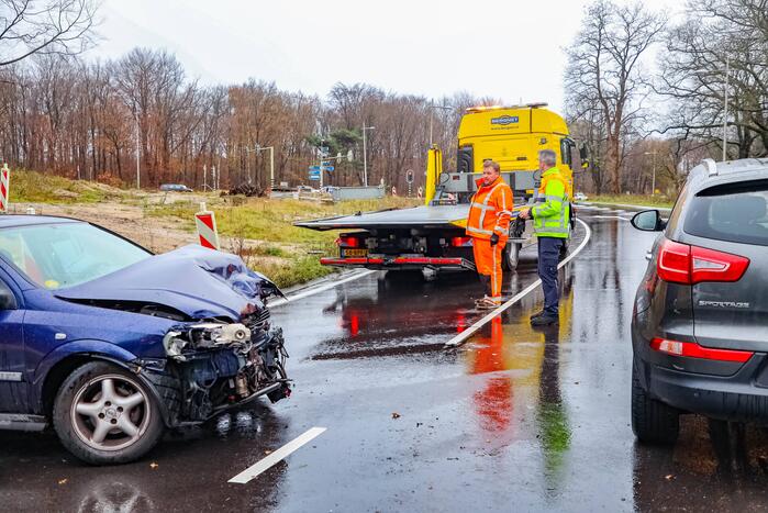 Vier personen gewond bij ongeval