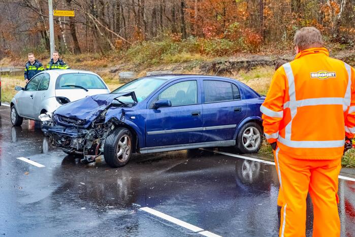 Vier personen gewond bij ongeval