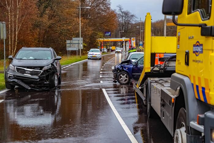 Vier personen gewond bij ongeval