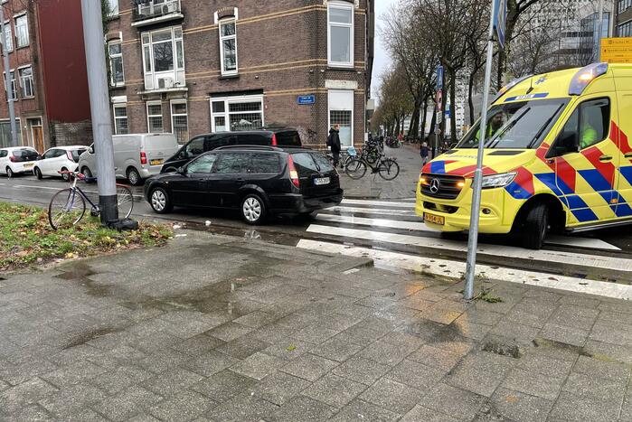 Ongeval tussen auto en fietser
