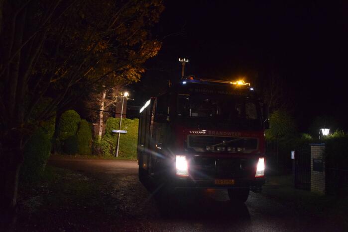 Schoorsteenbrand bij vrijstaande woning