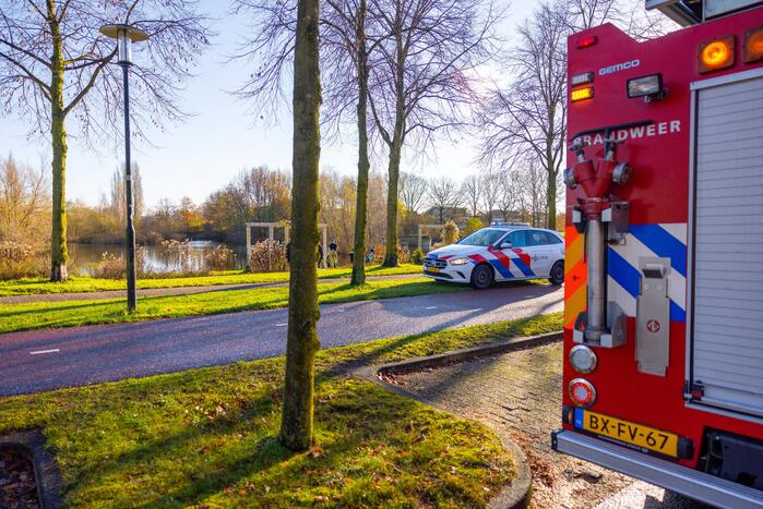 Traumahelikopter ingezet voor te water geraakt persoon