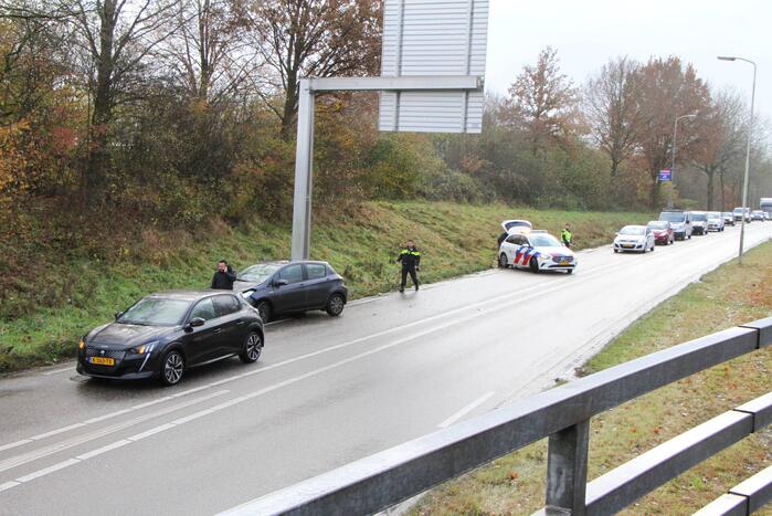 Flinke Schade bij kop-staart aanrijding