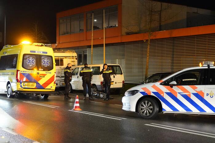 Fietsster gewond bij aanrijding