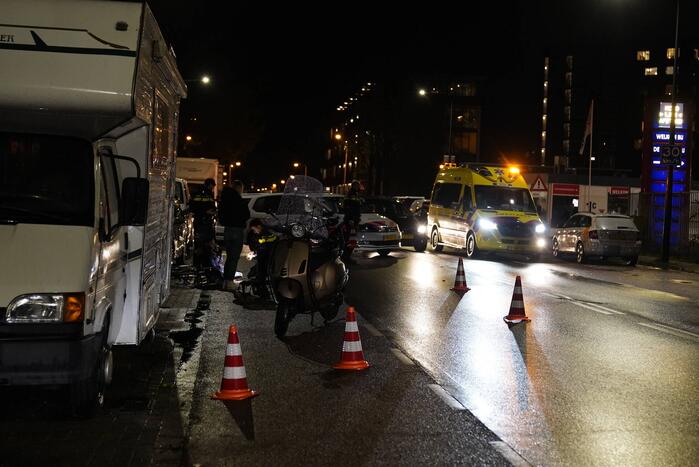 Fietsster gewond bij aanrijding