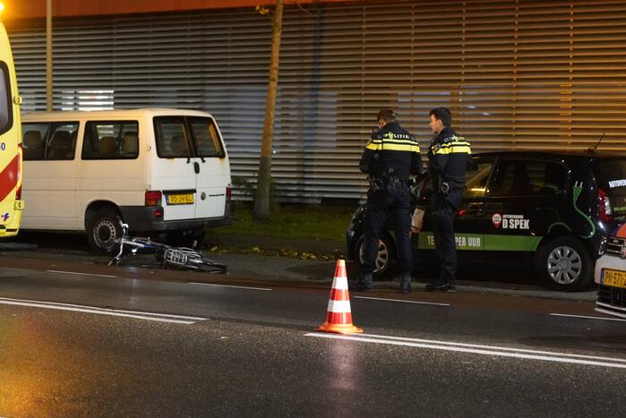 Fietsster gewond bij aanrijding
