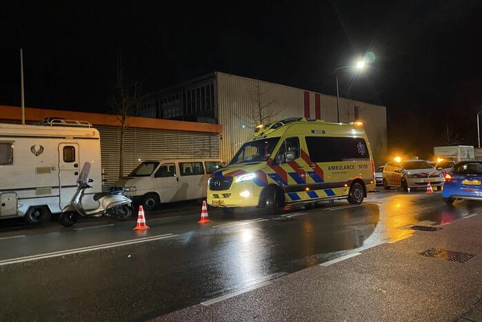 Fietsster gewond bij aanrijding