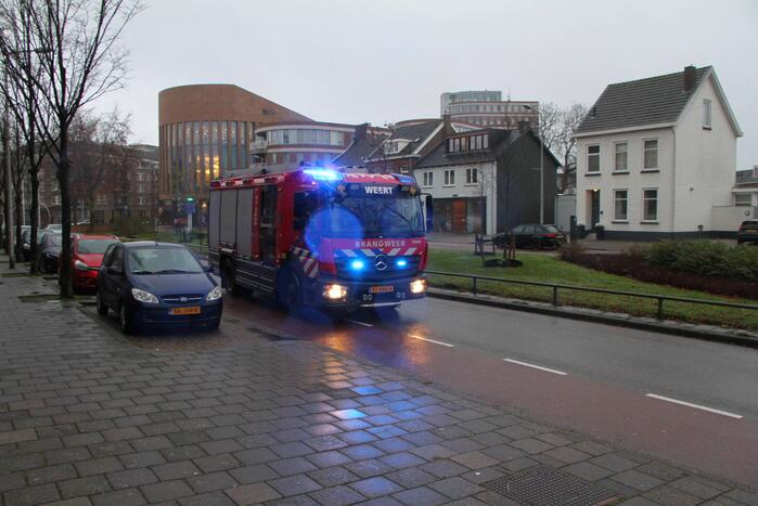 Gasleiding geraakt bij werkzaamheden in parkeergarage