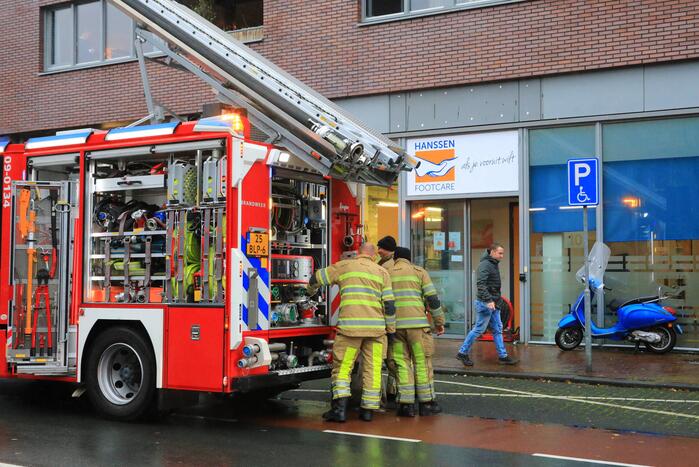 Brand in winkel van Hanssen footcare