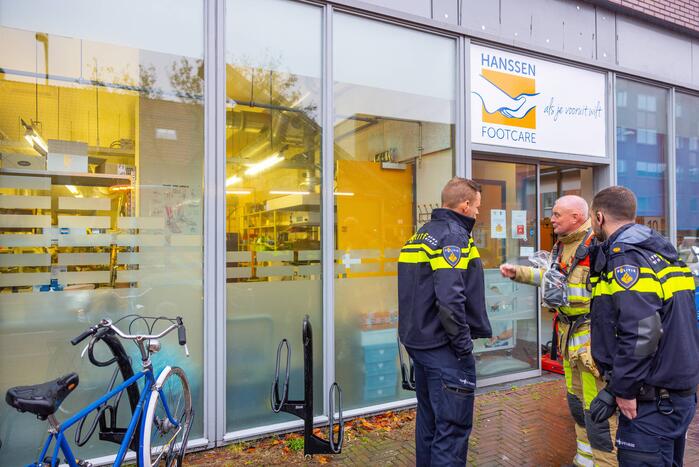 Brand in winkel van Hanssen footcare