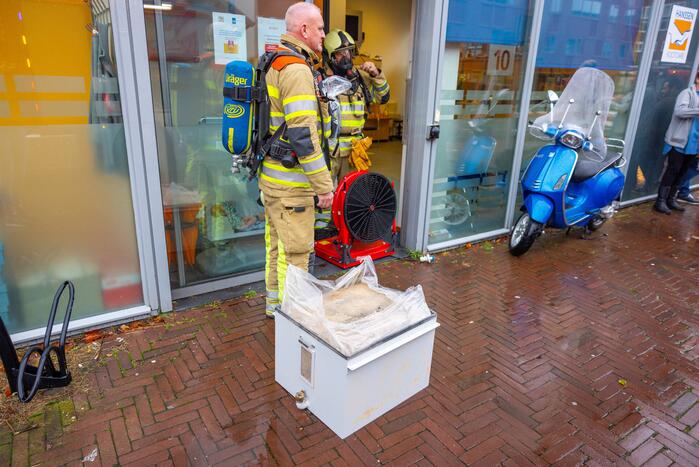Brand in winkel van Hanssen footcare