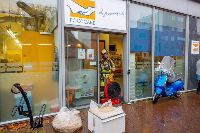 Brand in winkel van Hanssen footcare