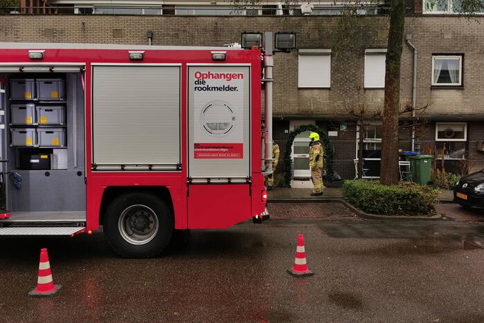 CV-koppeling losgeschoten in woning