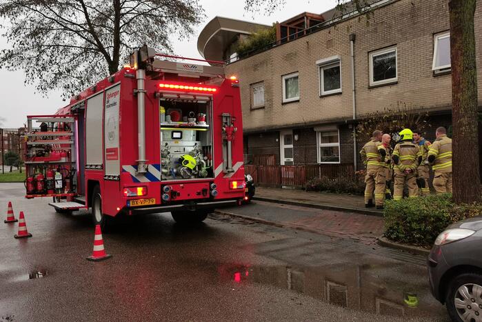 CV-koppeling losgeschoten in woning