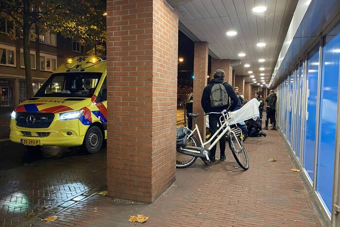 Scooterrijdster gewond na harde val