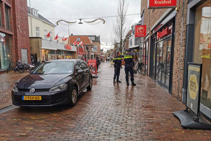 Politie onderzoekt overval op het Kruidvat