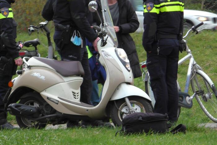 Ongeval tussen fiets en snorscooter