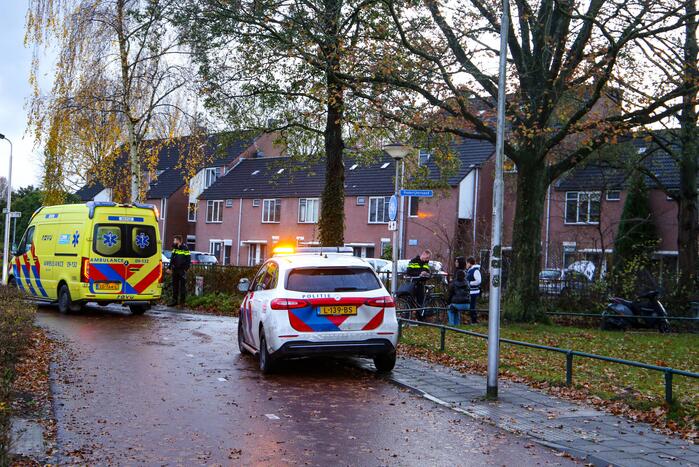 Schade na botsing met fietsster