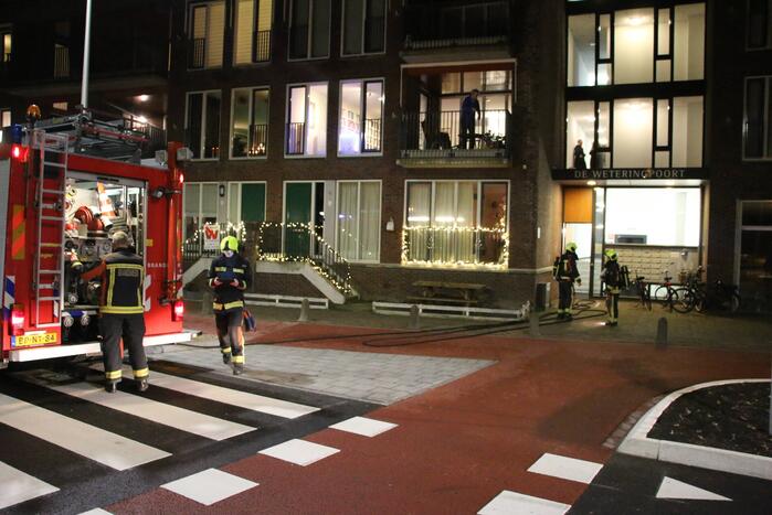 Brand in appartementencomplex