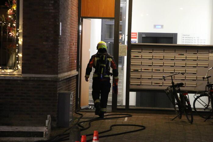 Brand in appartementencomplex