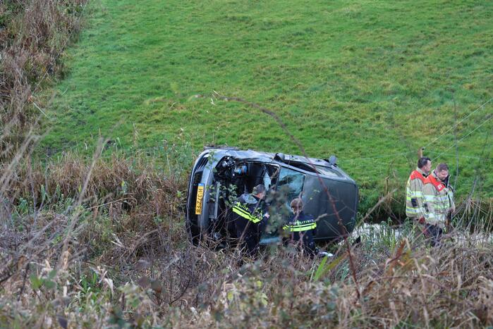 Auto te water geraakt