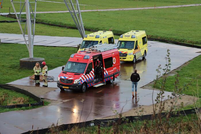 Auto te water geraakt