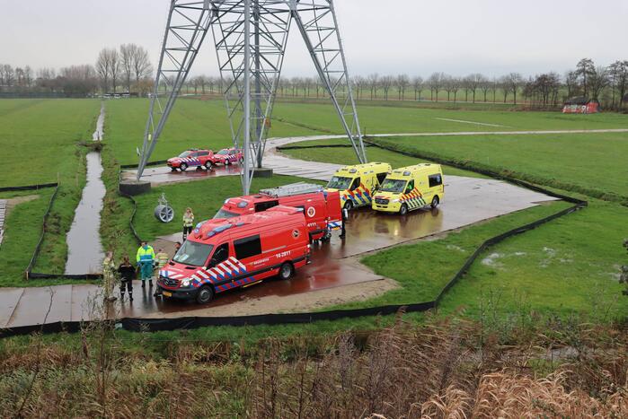 Auto te water geraakt