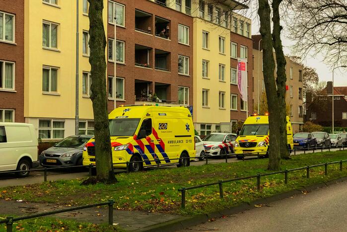 Hulpdiensten groots ingezet