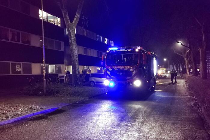 Veel rook bij brand in appartementencomplex